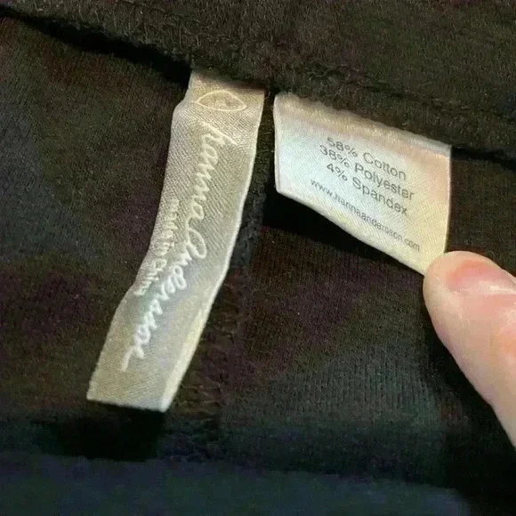 Hanna Andersson Women’s Black Ruffle Pencil Midi Skirt Embroidered Size Small - Picture 6 of 10